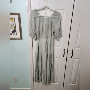 Moon River pale green dress